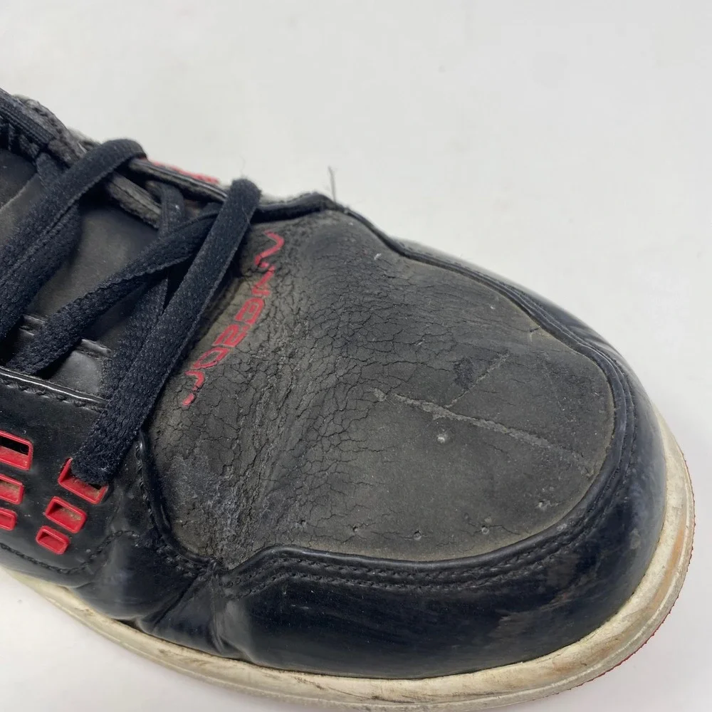 Jordan Flight 45 High Mens Black Red Sneakers 372704-040 Size 13